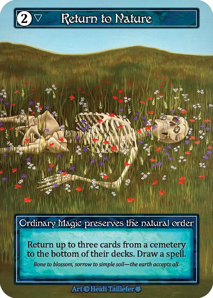 Return to Nature (Foil) — Gothic card