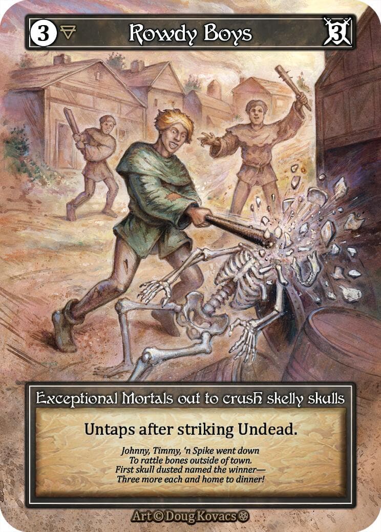 Rowdy Boys (Foil) — Gothic card
