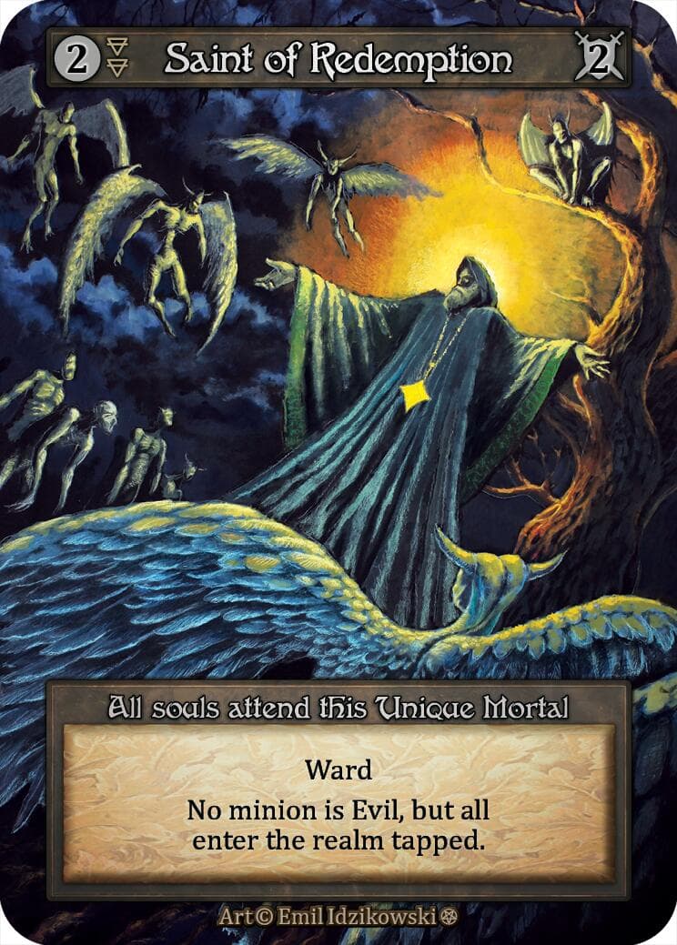Saint of Redemption — Gothic card