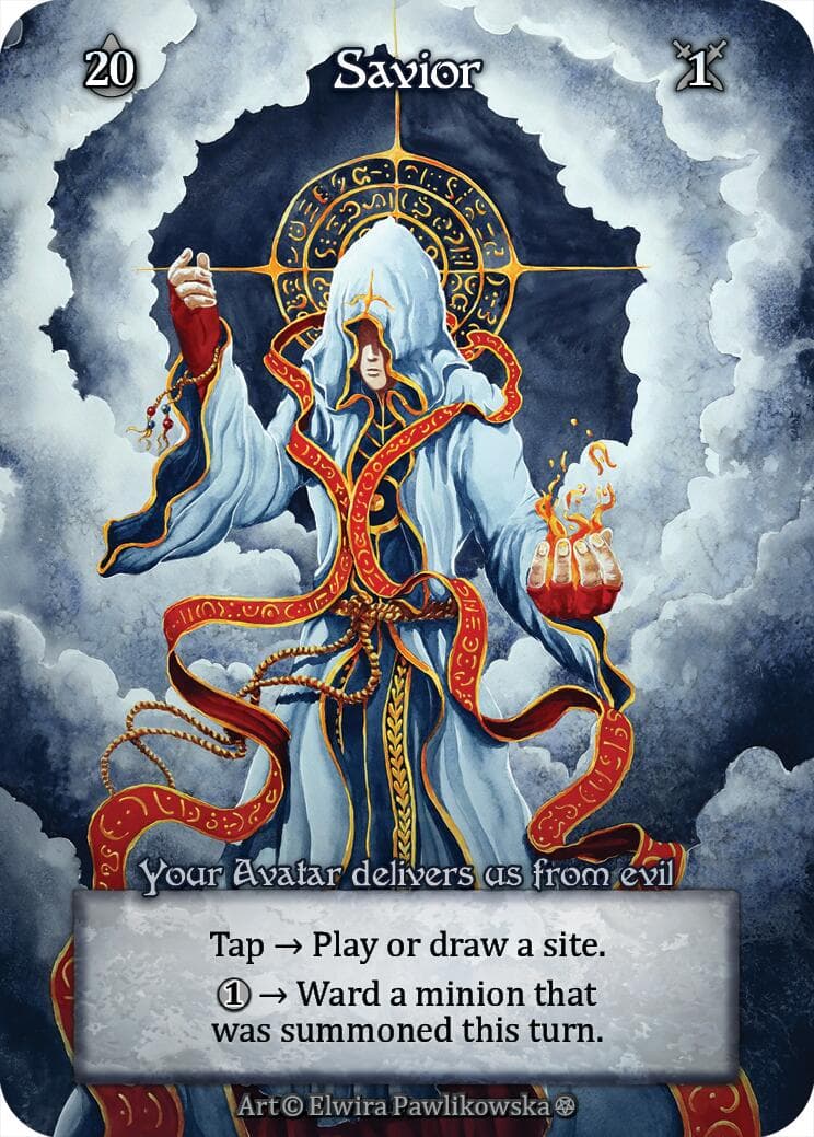 Savior — Gothic card