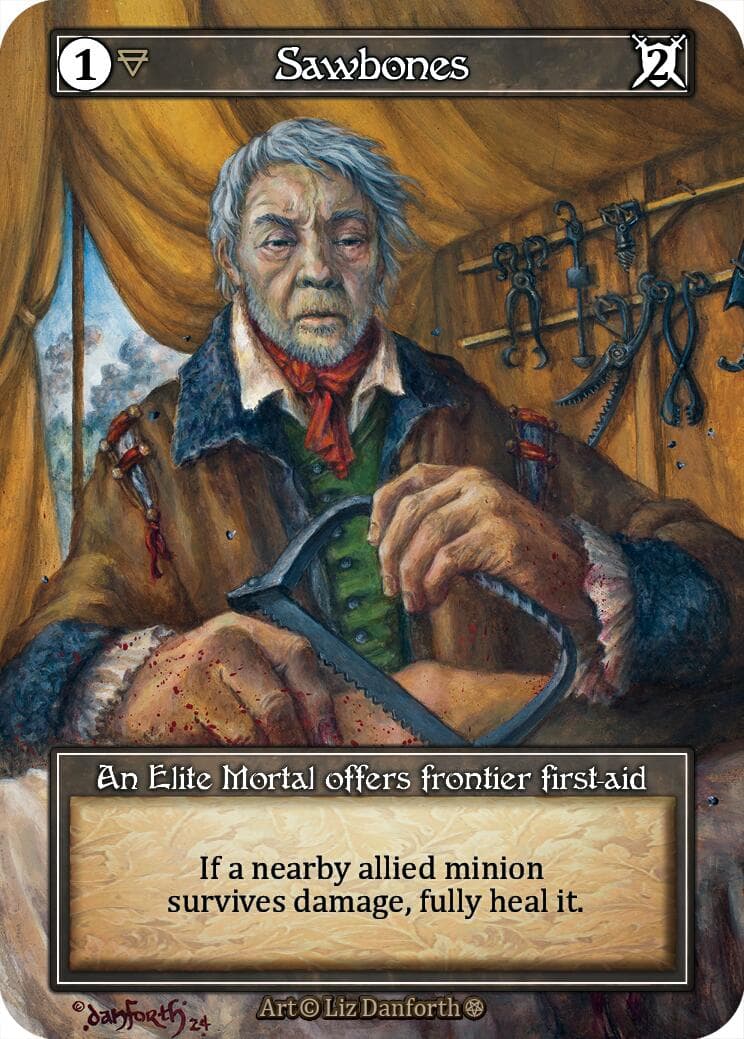 Sawbones (Foil) — Gothic card