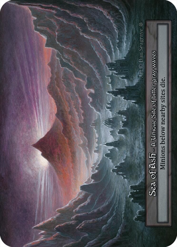 Sea of Ash — Gothic card