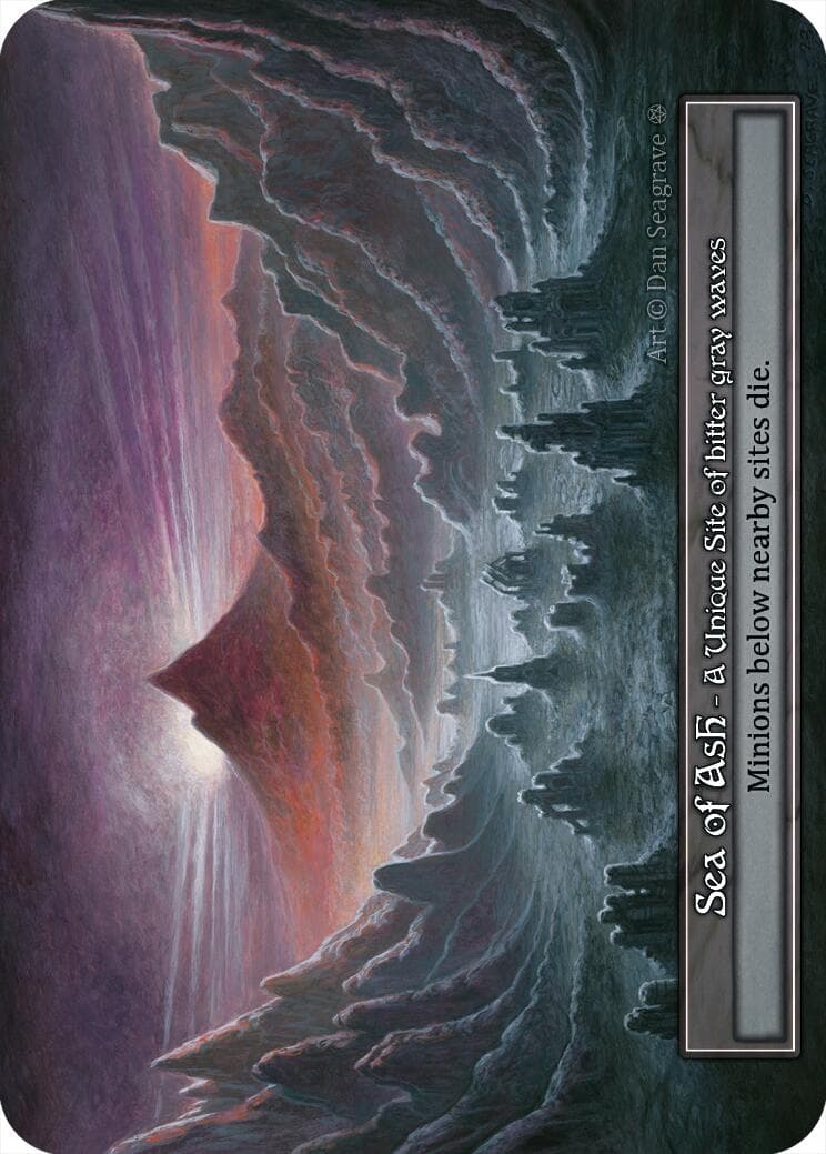Sea of Ash (Foil) — Gothic card