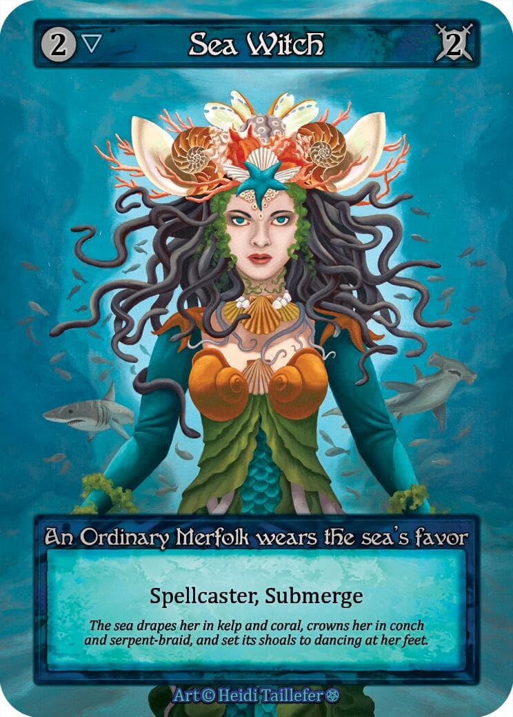 Sea Witch — Gothic card