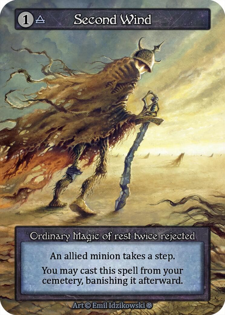 Second Wind — Gothic card