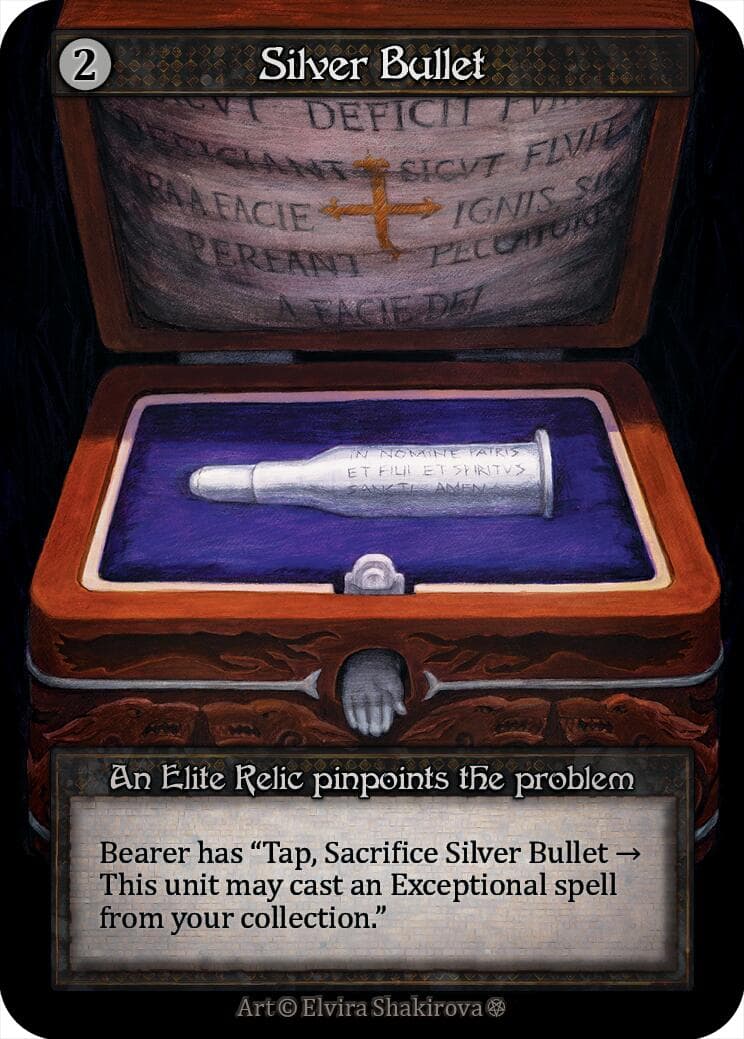 Silver Bullet — Gothic card