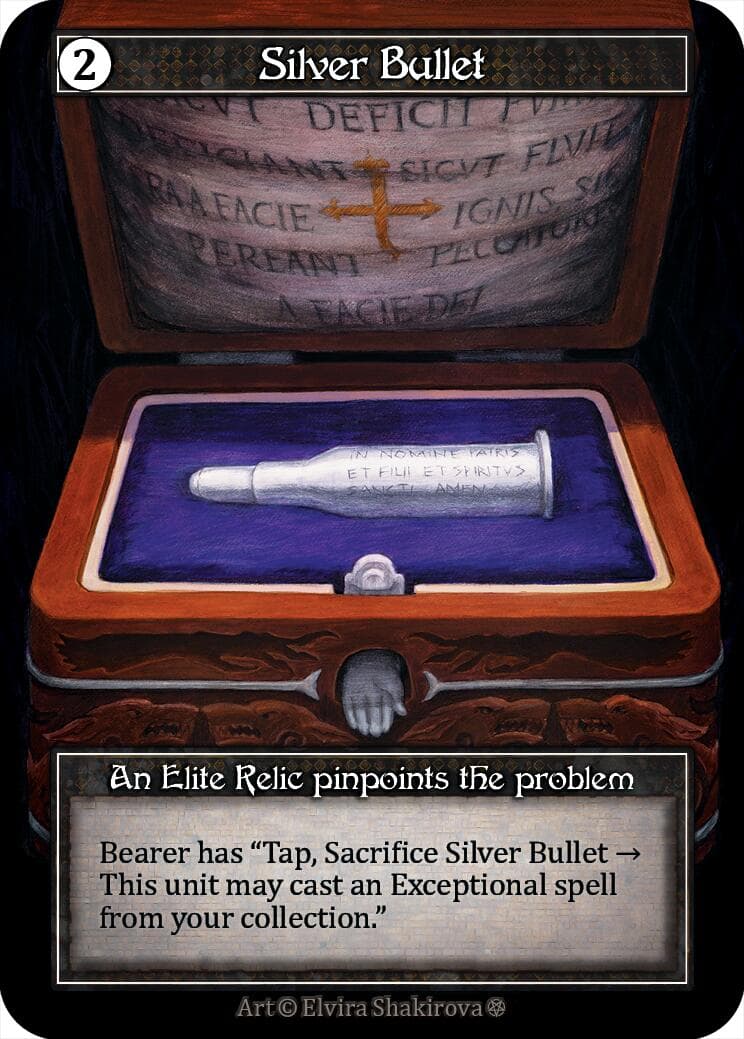 Silver Bullet (Foil) — Gothic card
