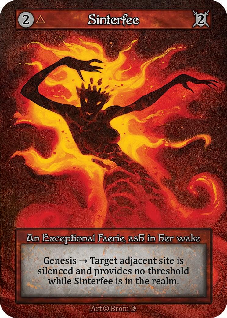 Sinterfee — Gothic card