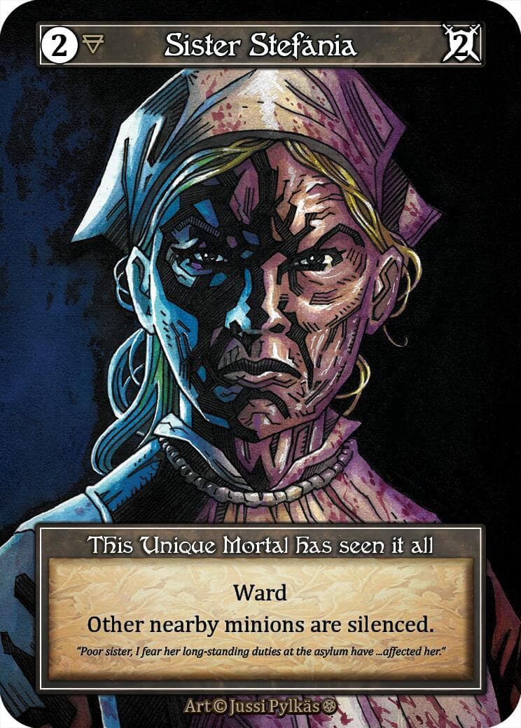 Sister Stefania (Foil) — Gothic card