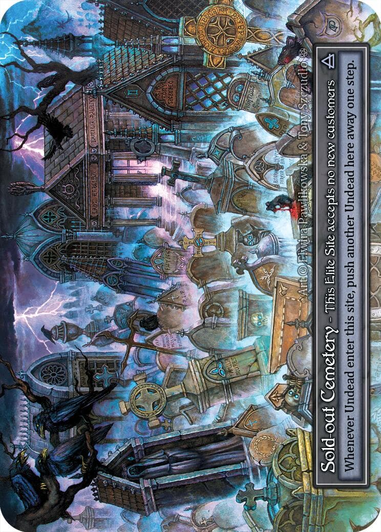Sold-out Cemetery (Foil) — Gothic card