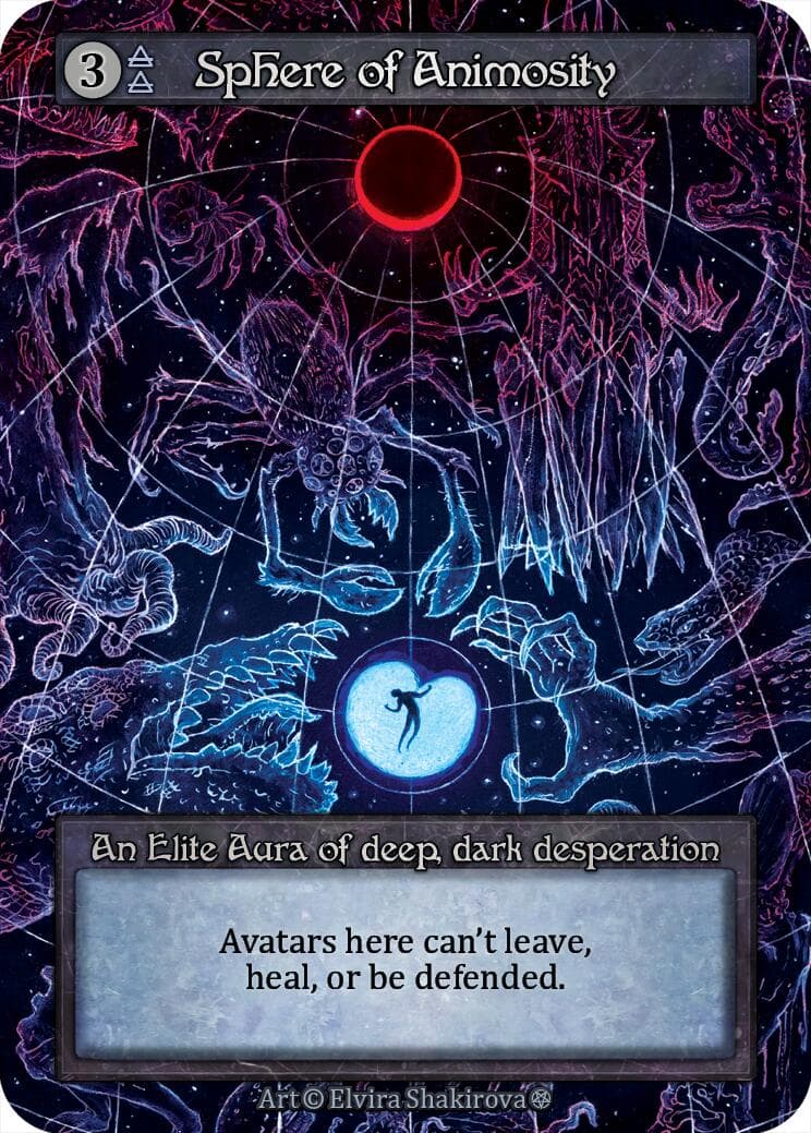 Sphere of Animosity — Gothic card