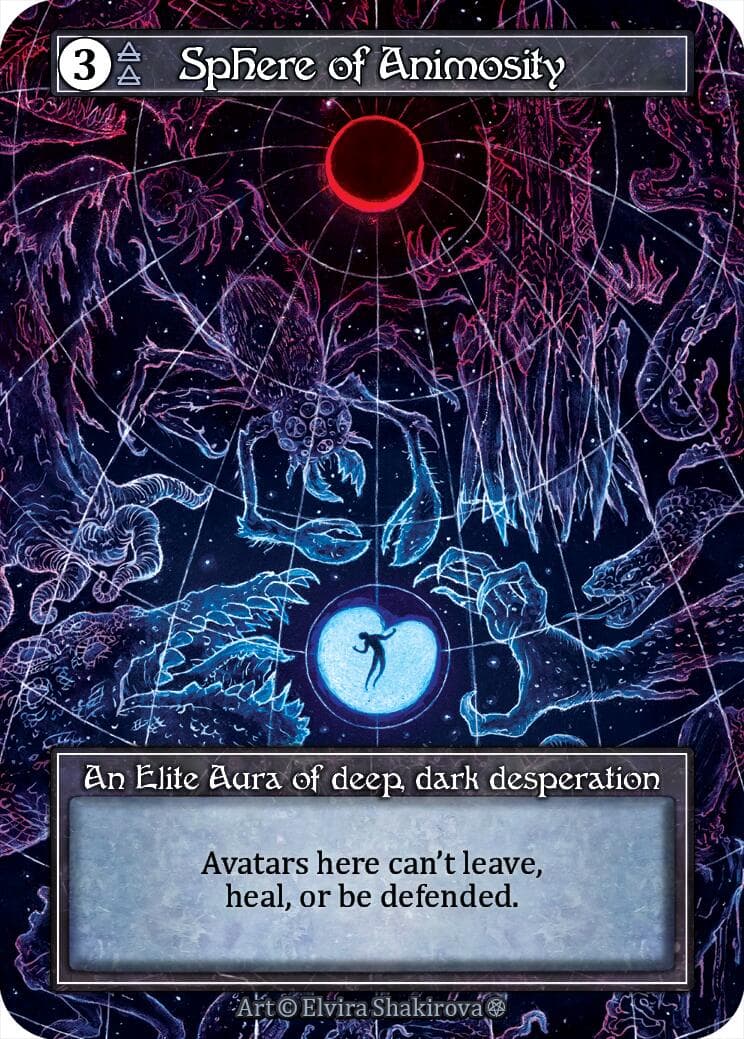 Sphere of Animosity (Foil) — Gothic card