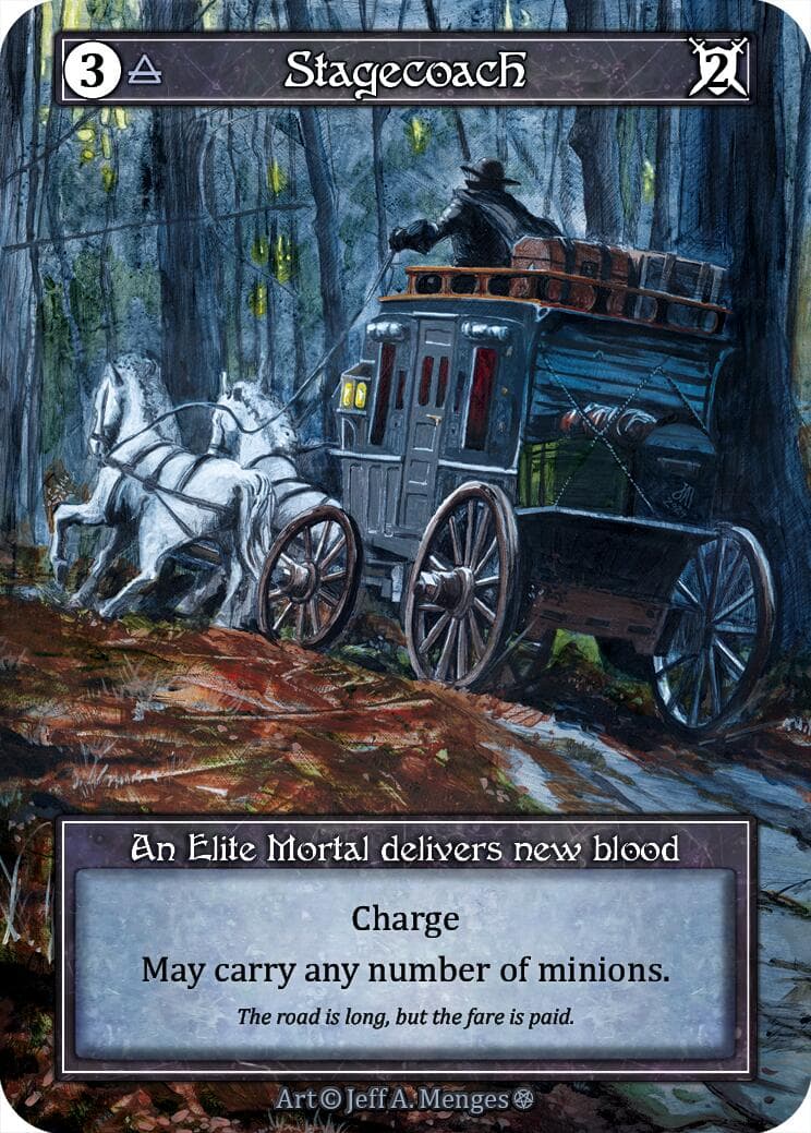 Stagecoach (Foil) — Gothic card