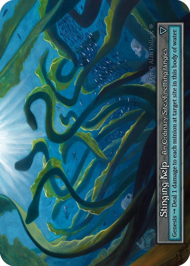 Stinging Kelp (Foil) — Gothic card