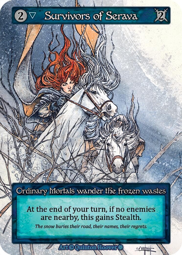 Survivors of Serava — Gothic card