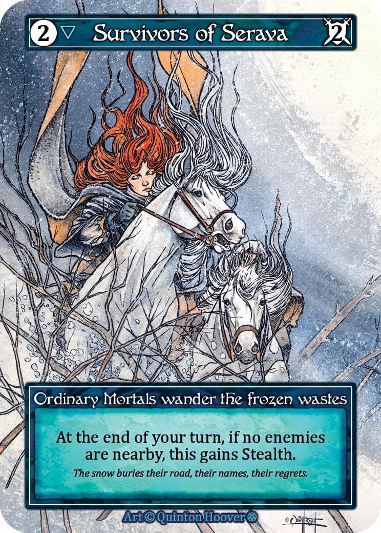 Survivors of Serava (Foil) — Gothic card