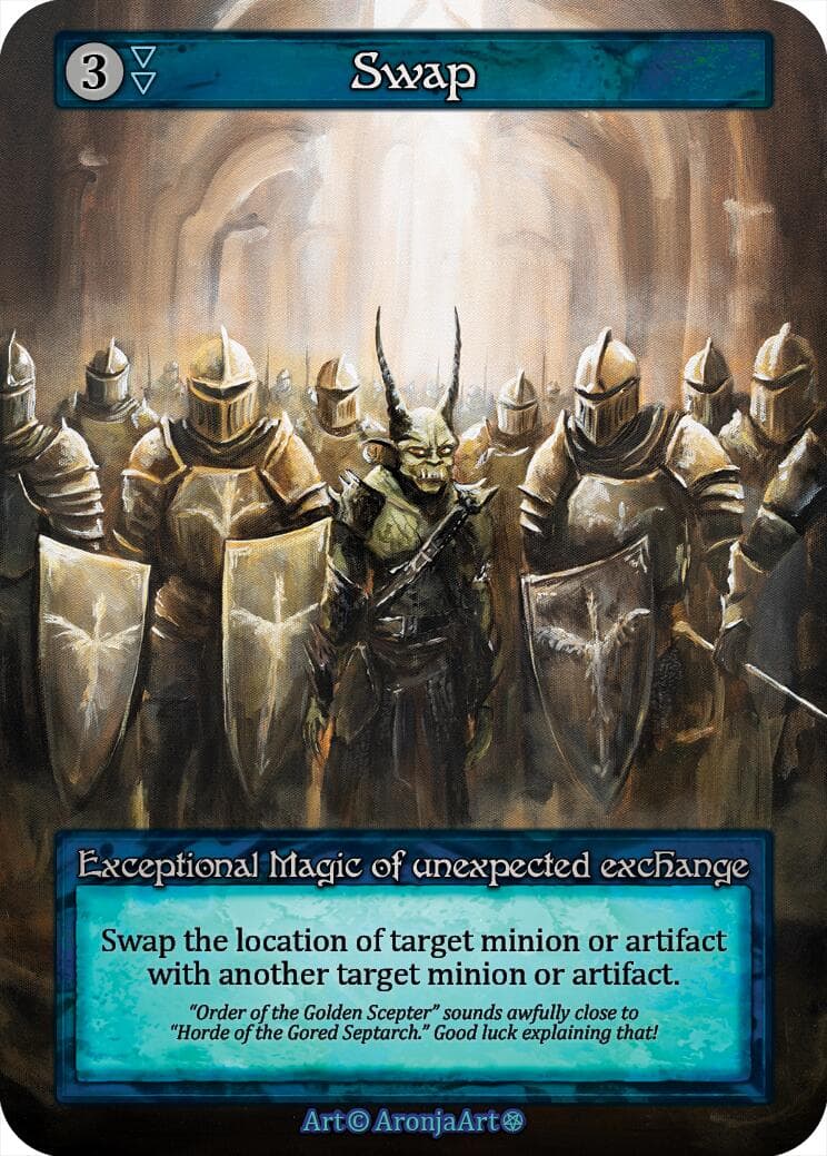 Swap — Gothic card
