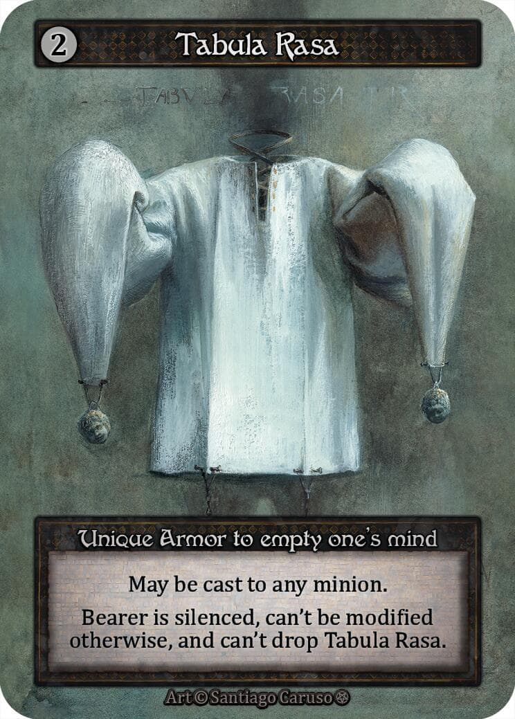 Tabula Rasa — Gothic card