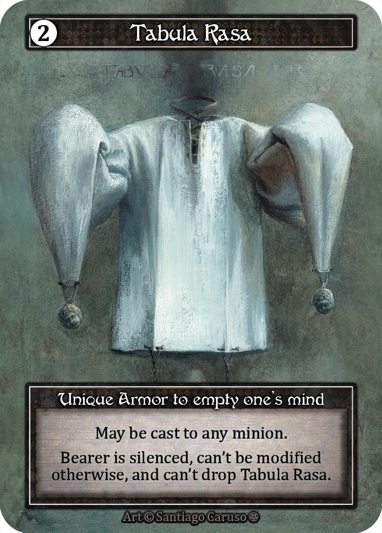 Tabula Rasa (Foil) — Gothic card