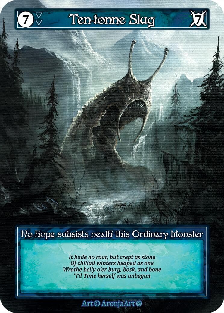 Ten-tonne Slug (Foil) — Gothic card