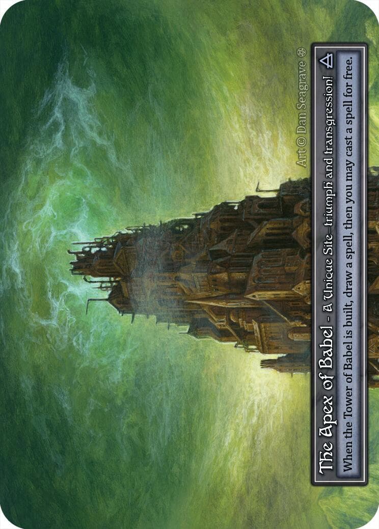 The Apex of Babel (Foil) — Gothic card