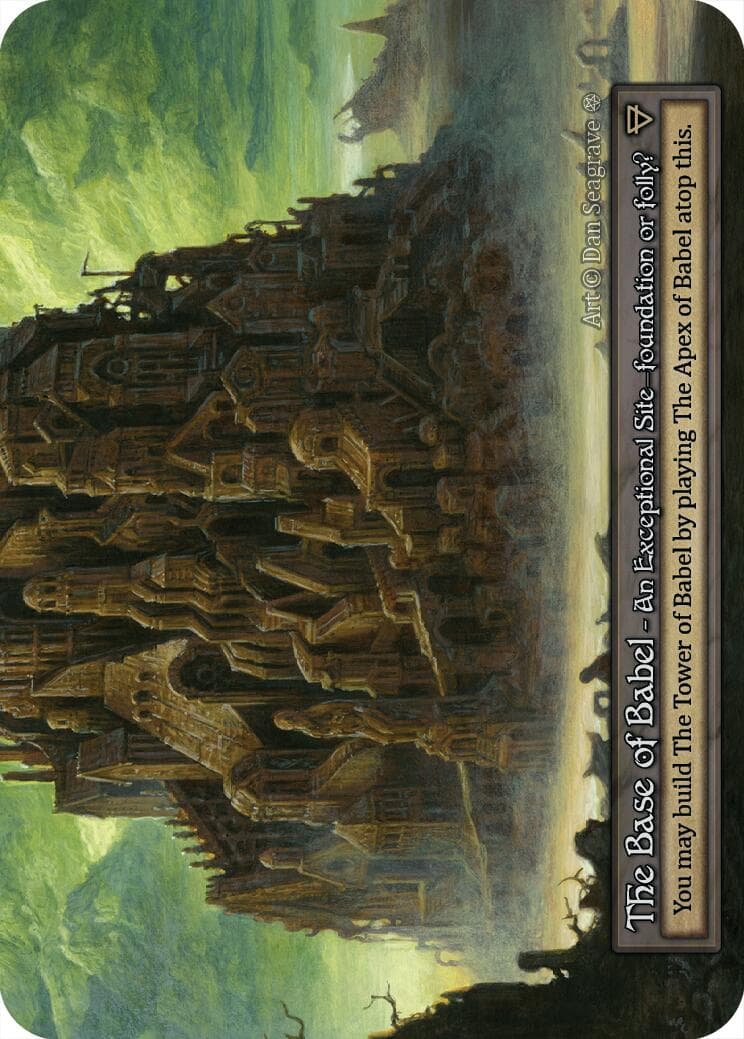 The Base of Babel — Gothic card