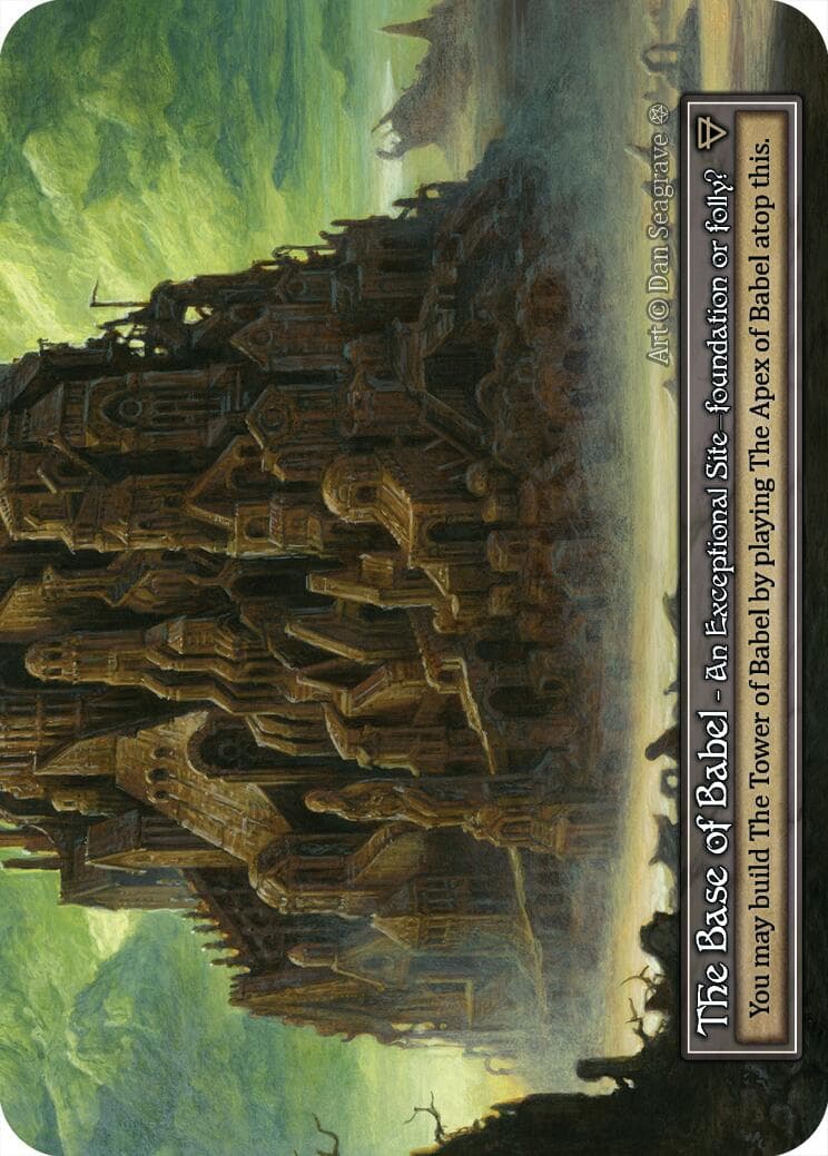 The Base of Babel (Foil) — Gothic card