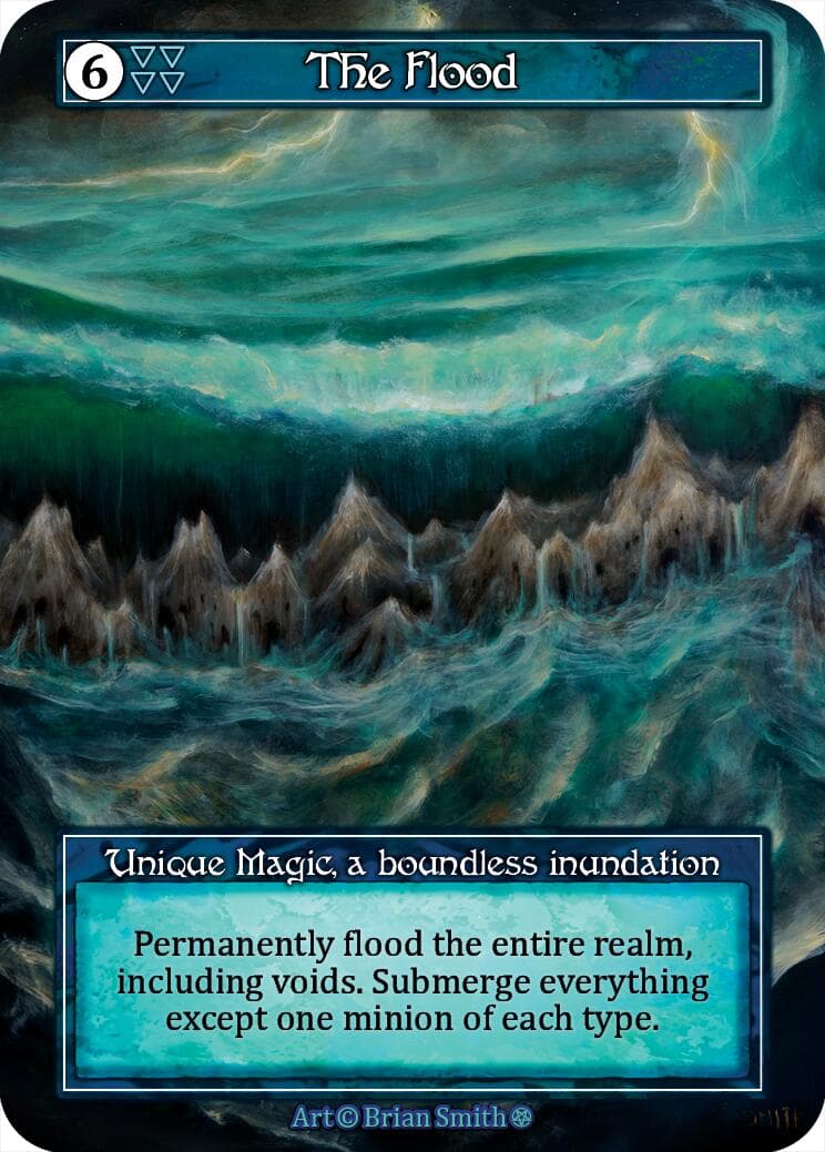 The Flood (Foil) — Gothic card