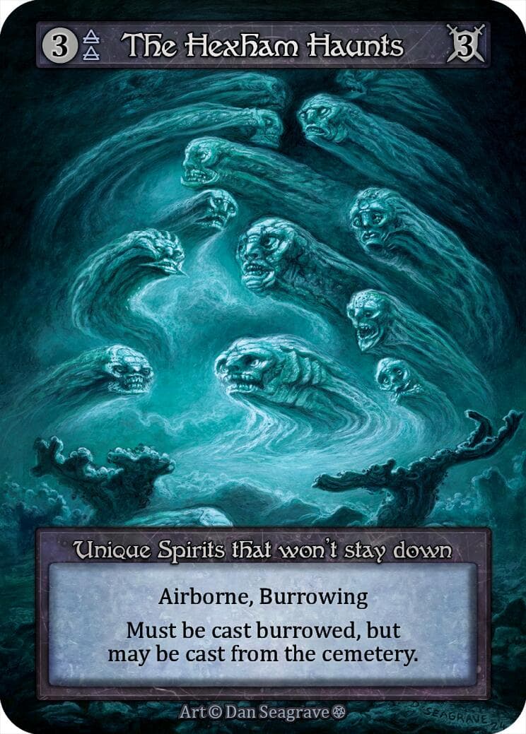 The Hexham Haunts — Gothic card