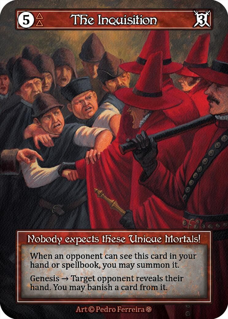 The Inquisition (Foil) — Gothic card
