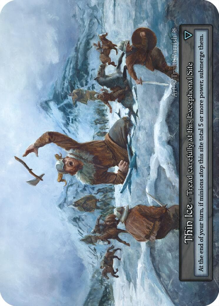 Thin Ice — Gothic card