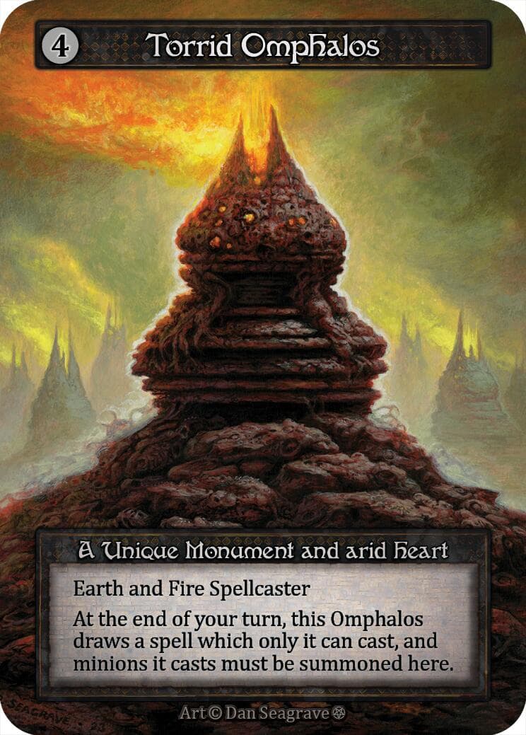 Torrid Omphalos — Gothic card