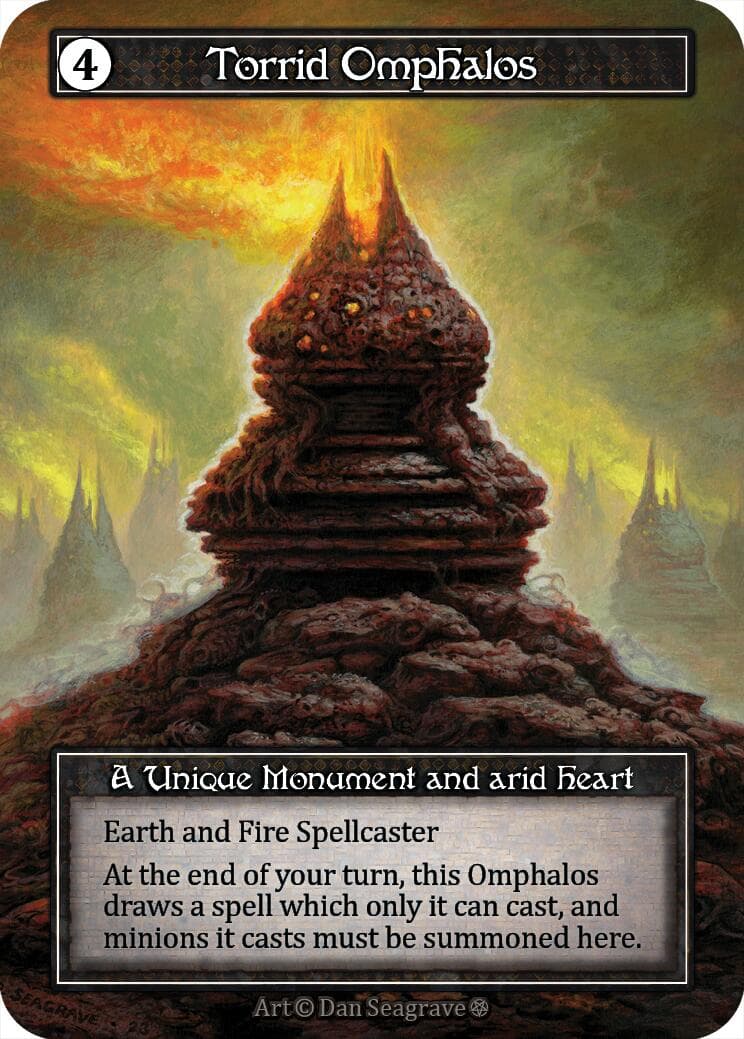 Torrid Omphalos (Foil) — Gothic card