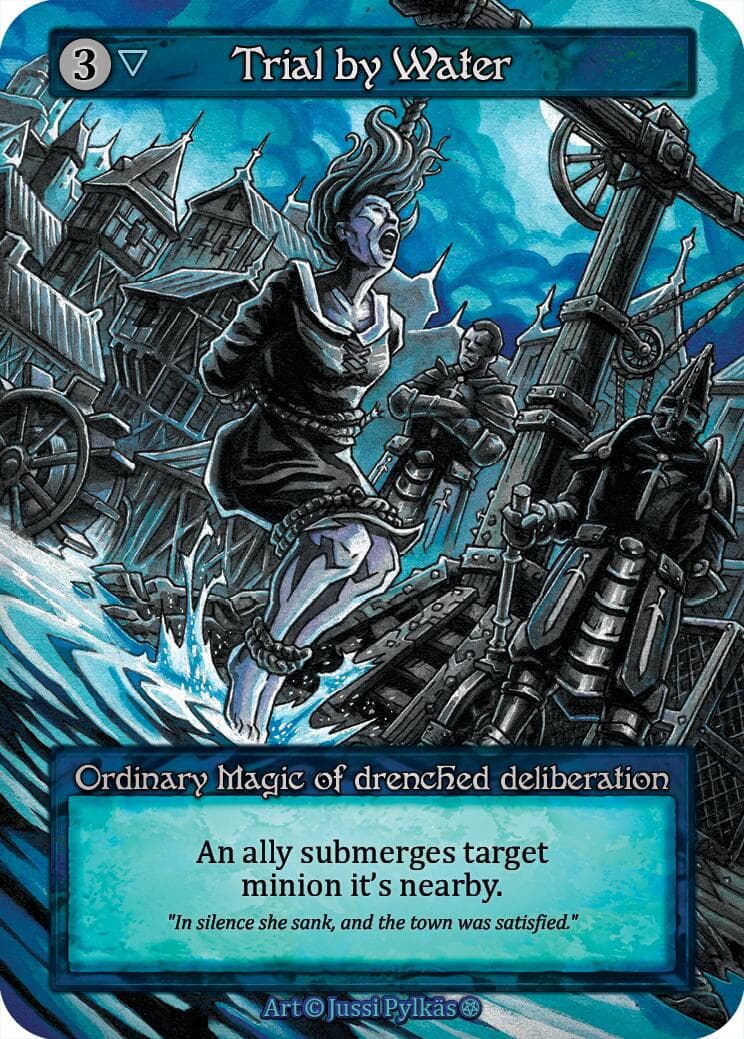 Trial by Water — Gothic card