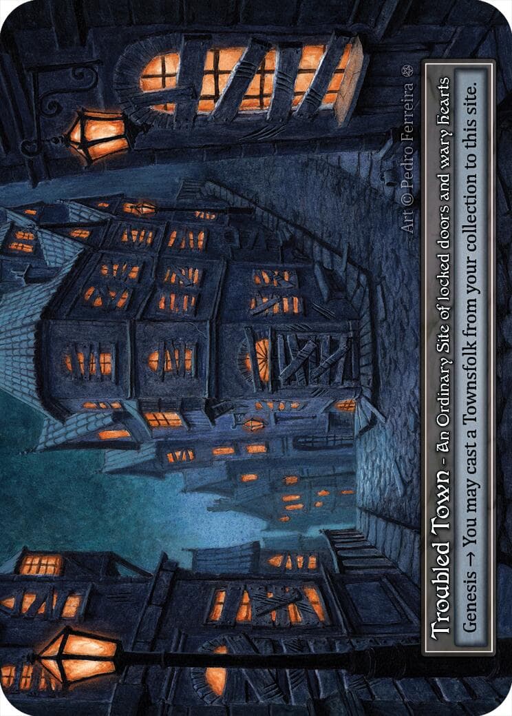 Troubled Town (Foil) — Gothic card