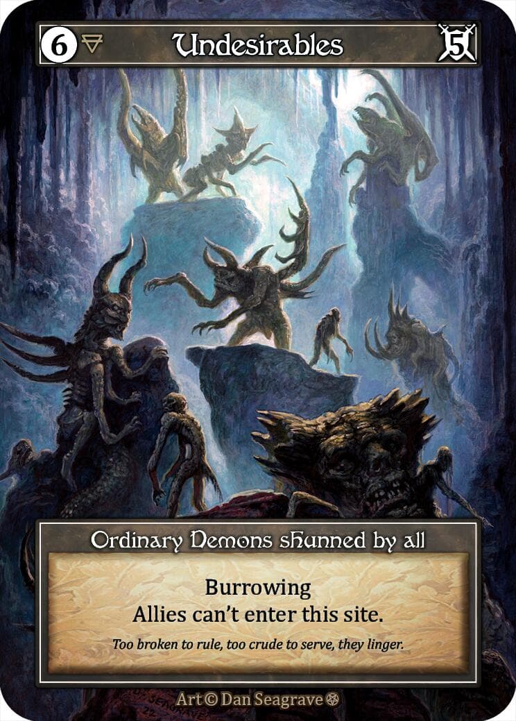 Undesirables (Foil) — Gothic card