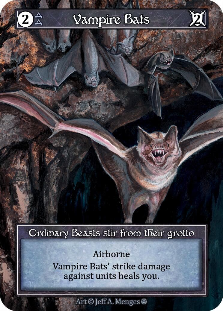 Vampire Bats (Foil) — Gothic card