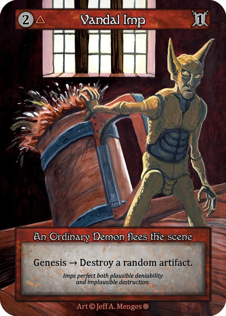 Vandal Imp — Gothic card
