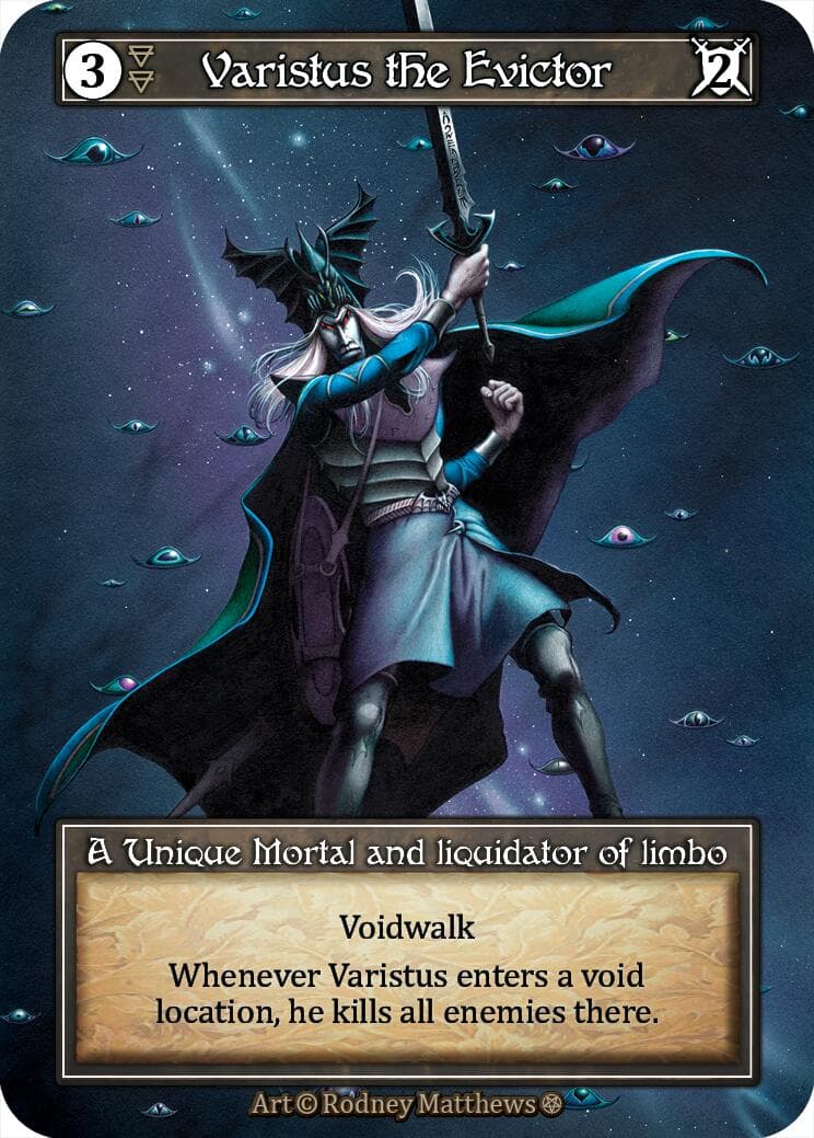 Varistus the Evictor (Foil) — Gothic card