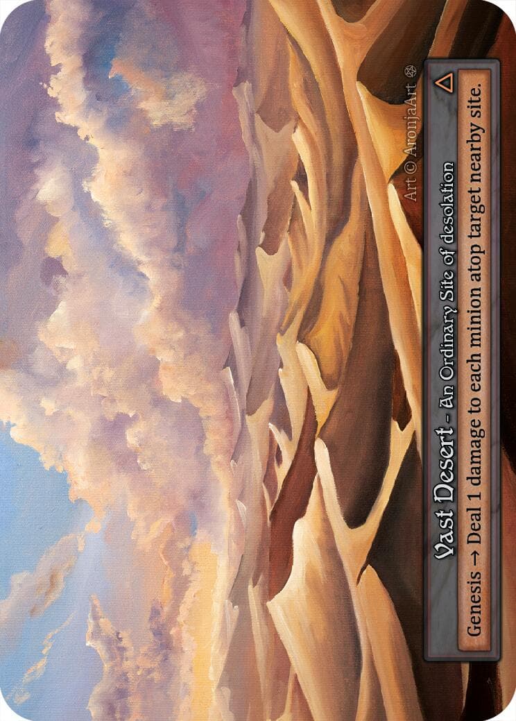 Vast Desert — Gothic card