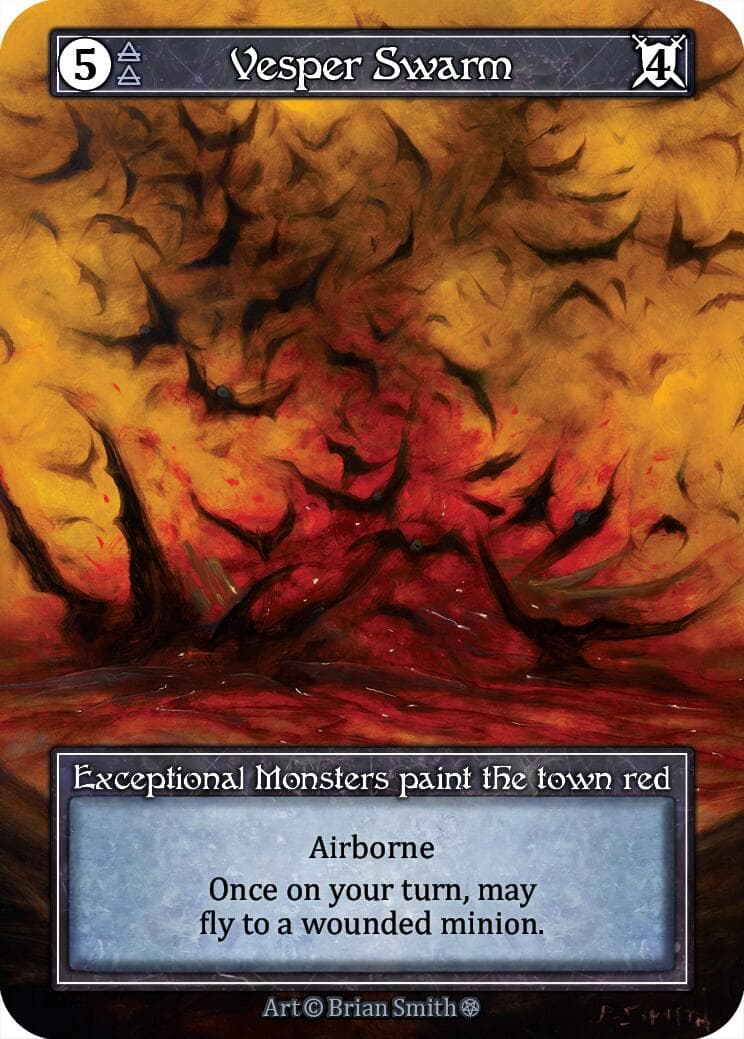 Vesper Swarm (Foil) — Gothic card