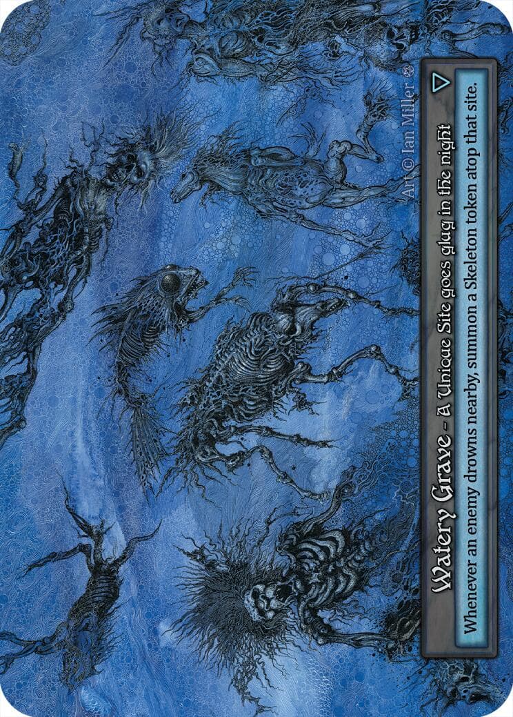 Watery Grave — Gothic card