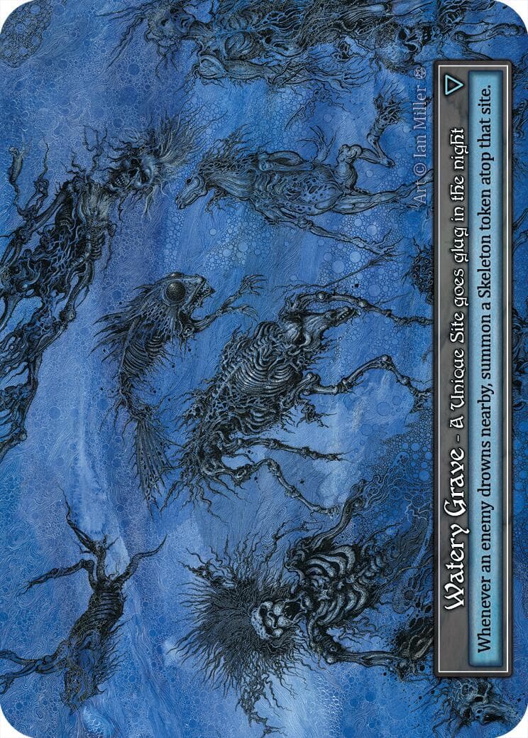 Watery Grave (Foil) — Gothic card