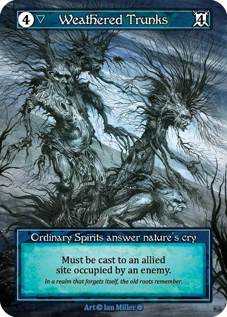 Weathered Trunks (Foil) — Gothic card
