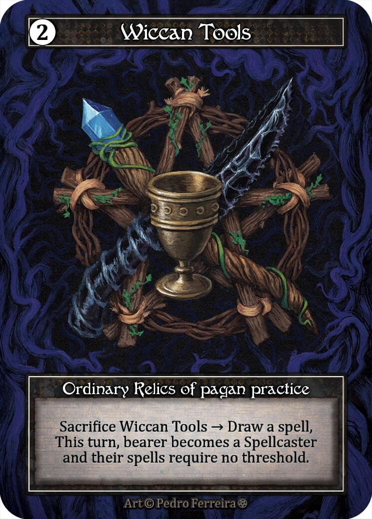 Wiccan Tools (Foil) — Gothic card