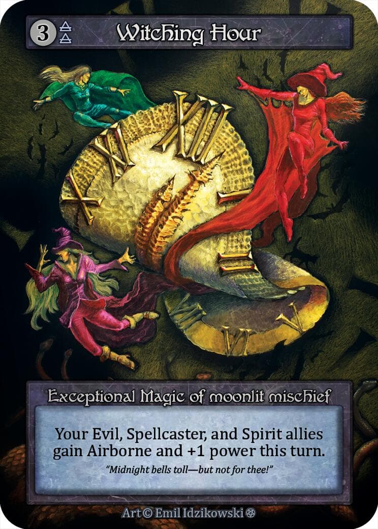 Witching Hour — Gothic card