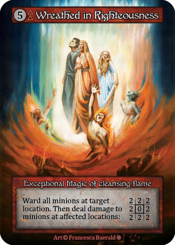 Wreathed in Righteousness — Gothic card
