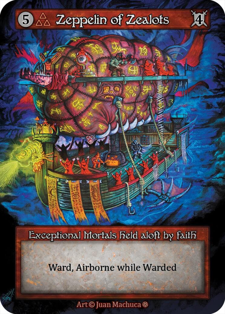 Zeppelin of Zealots — Gothic card