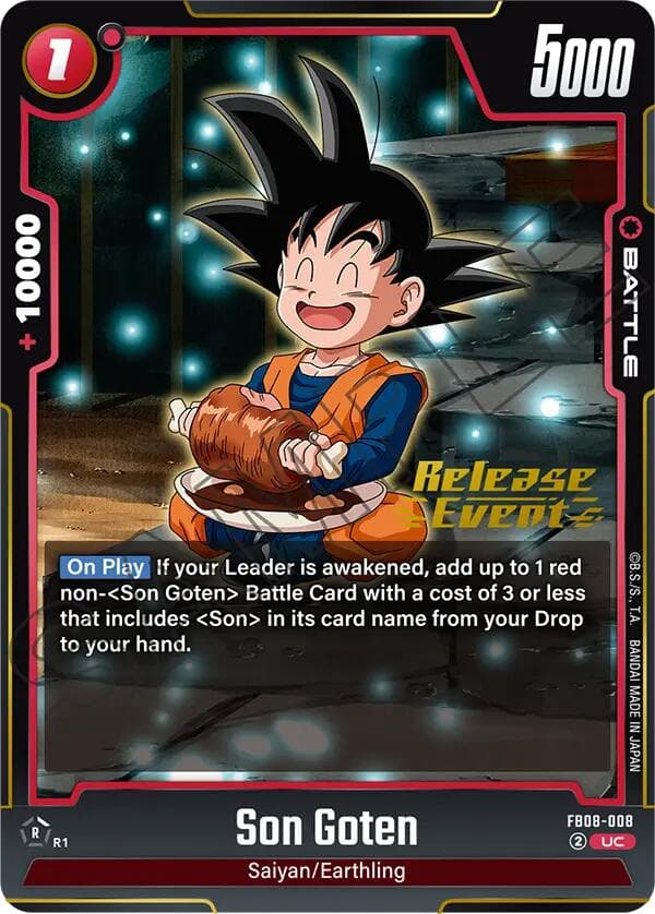 Son Goten - FB08-008 — Saiyan's Pride Release Event Cards card
