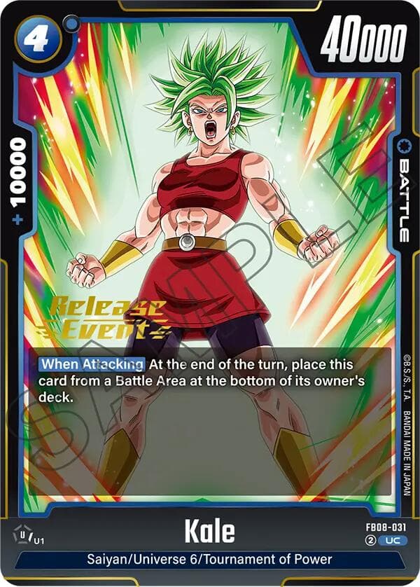 Kale - FB08-031 — Saiyan's Pride Release Event Cards card